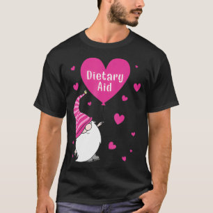 Camiseta Namorados De Ajuda Dietética Gnome Enfermeiro Dia 