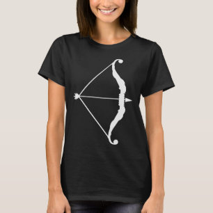 Camiseta Namorados de amor cardíaco com casal e Seta Alvo