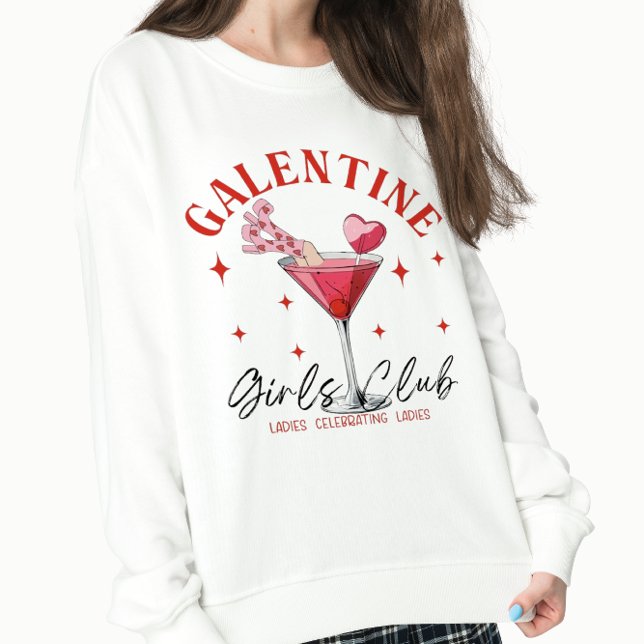Camiseta Namorados de coquetel do dia de Galentine (Criador carregado)