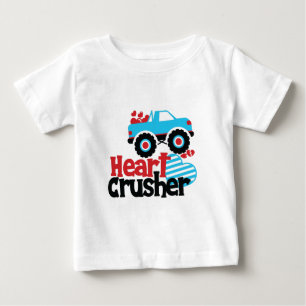 Camiseta Namorados de Cruzador do Coração de Caminhão-Azul