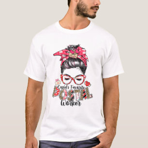 Camiseta Namorados de Empregado Postal Favorito de Messy Bu
