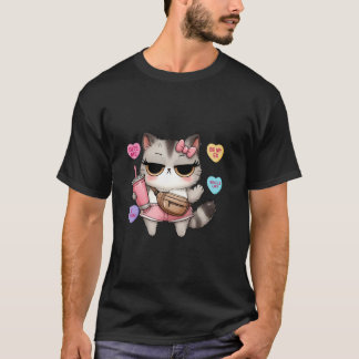 Camiseta Namorados de Gato Anti-Dia de os namorados