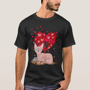 Camiseta Namorados De Gato Sphynx Engraçado Sphynx