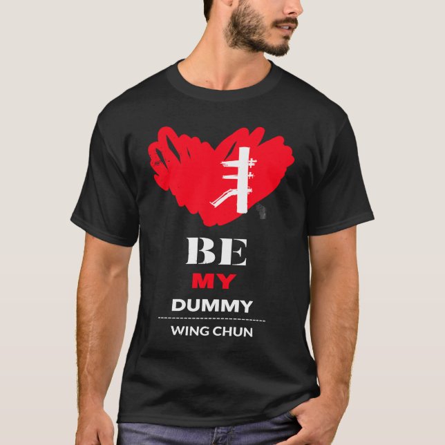 Camiseta Namorados de madeira de Wing Chun (Frente)