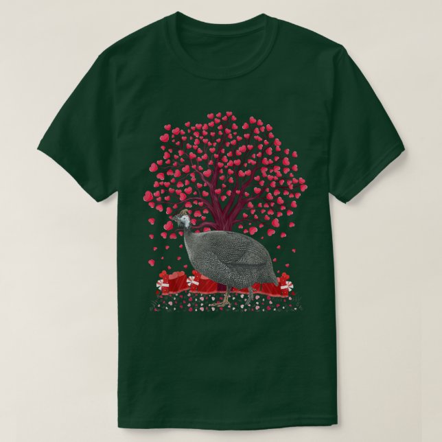 Camiseta Namorados de pássaro-voador-guincho Engraçado (Frente do Design)