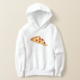 Camiseta namorados de pizza de pepperoni em forma de coraçã