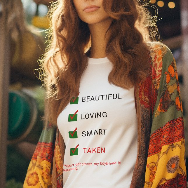 Camiseta Namorados de tipografia personalizada engraçados n (Criador carregado)