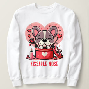 Camiseta Namorados do Buldogue Francês Kissable Nose