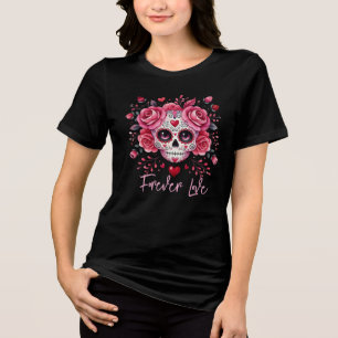Camiseta Namorados do crânio do Açúcar