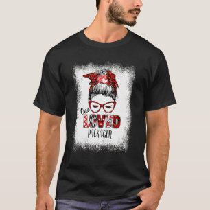 Camiseta Namorados do Messy Bun One Loved Packager Branquea