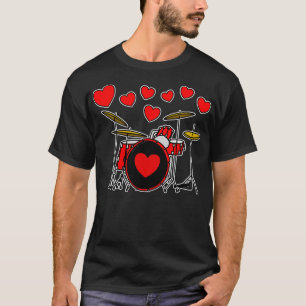 Camiseta Namorados Drummer Drum Professora Músico Casado