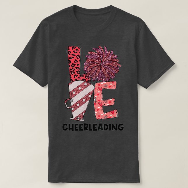 Camiseta Namorados Engraçado, Líder De Cheerhead, A Família (Frente do Design)