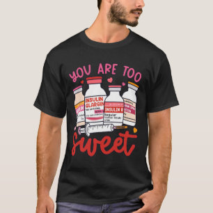 Camiseta Namorados Farmacêutico Enfermeiro Diabético Insuli