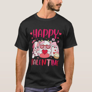 Camiseta Namorados Feliz Esquadrão Esquadrão Oferece Bonito