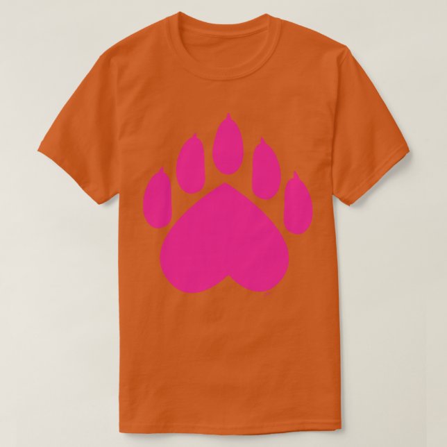 Camiseta Namorados Heart Paw (Frente do Design)