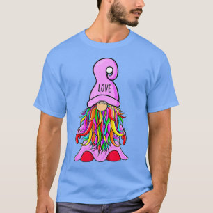 Camiseta Namorados Hippie Gnomo Love Hat Dia de os namorado