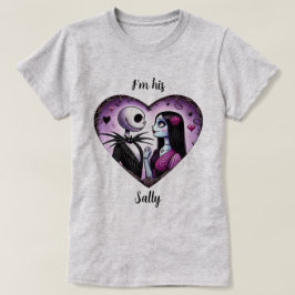 Camiseta Namorados Jack e Sally Gótico