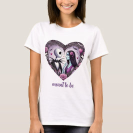 Camiseta Namorados Jack e Sally Gótico
