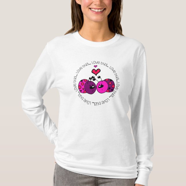 Camiseta Namorados Love Inseto (Frente)