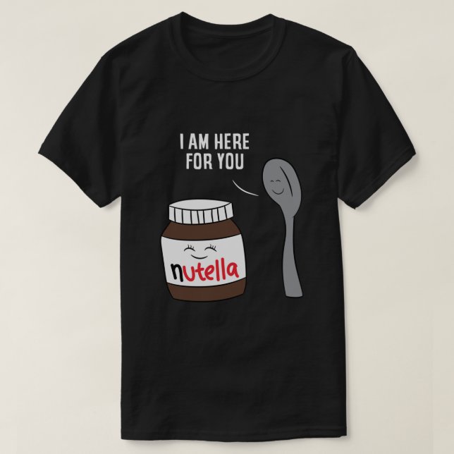 Camiseta Namorados Nutella Mens CouplePartner Gifts (Frente do Design)