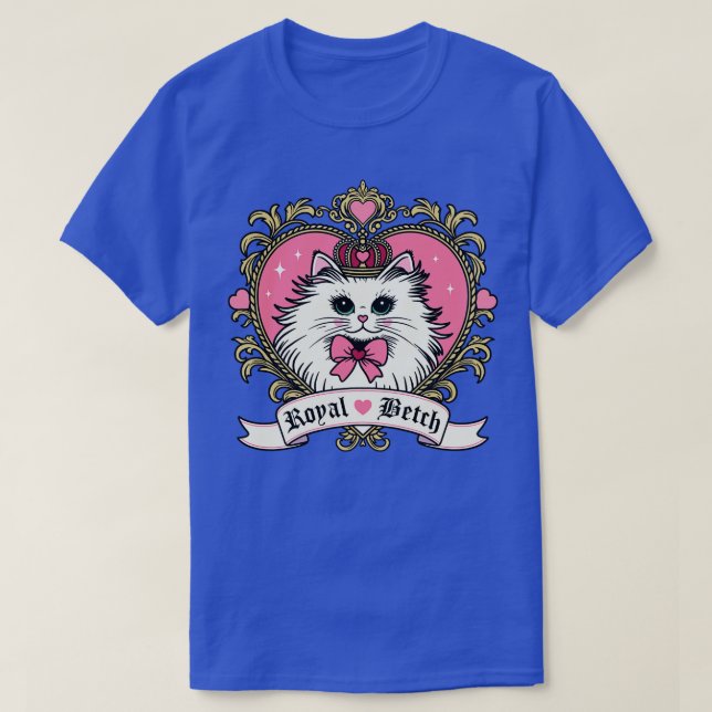 Camiseta Namorados Real Betch Kitty Heart TSirt (Frente do Design)
