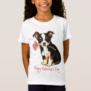 Camiseta Namorados Rosa Long Casaco Chihuahua