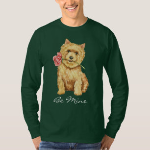 Camiseta Namorados Rosa Norwich Terrier