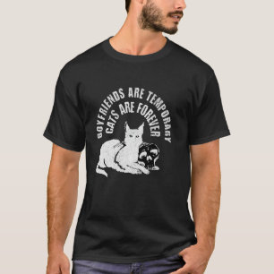 Camiseta Namorados São Gatos Temporários Que Sempre São Eng