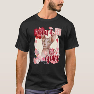 Camiseta Namorados Sphynx Cat Simplesmente Bonito Cores Sul