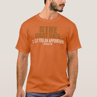 Camiseta Namorando de Dentista Engraçado