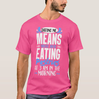 Camiseta Namorando Me Significa Que Você Está Bem Comendo P