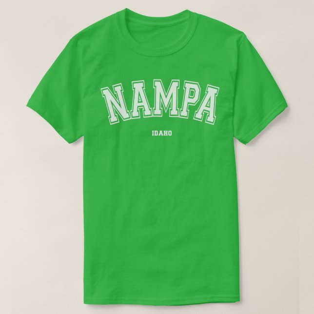 Camiseta Nampa Idaho (Frente do Design)