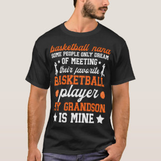 Camiseta Nana Avó De Basquete Orgulhosa Nana De Basquete