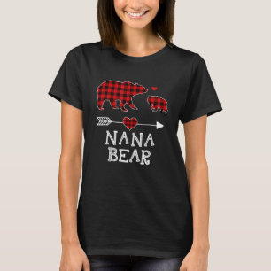 Camiseta Nana Bear Buffalo Xadrez Red Buffalo Xadrez
