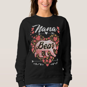 Camiseta Nana Bear Para Mulheres Dia de as mães E Nasciment