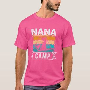 Camiseta Nana Camp 2024 Família Férias de Verão Tripulação 