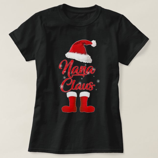 Camiseta nana claus (Frente do Design)