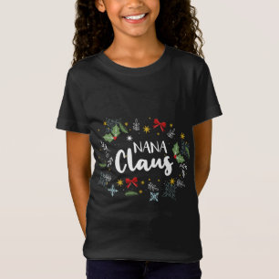 Camiseta Nana Claus Christmas Mating Pajamas Set for Nana