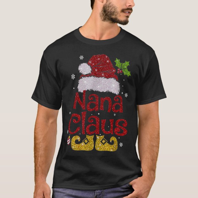 Camiseta Nana Claus Christmas Pajama Matando Xmas (Frente)