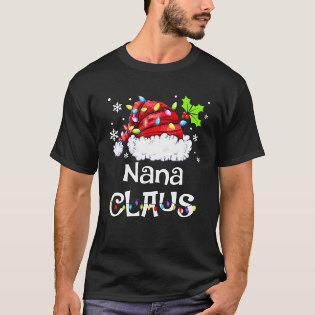 Camiseta Nana Claus Christmas Pajama Matando Xmas (Frente)