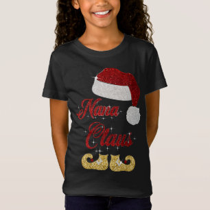 Camiseta Nana Claus Matching Family Group Natal X-mas G