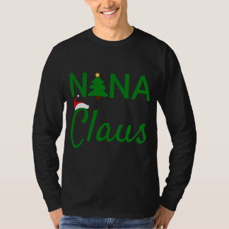 Camiseta Nana Claus - Pai Claus Baby Claus Mama Claus Paj