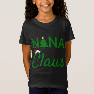 Camiseta Nana Claus - Pai Claus Baby Claus Mama Claus Paj