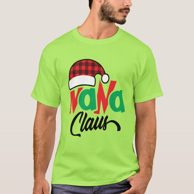 Camiseta Nana Claus Shirt Christmas (Frente)