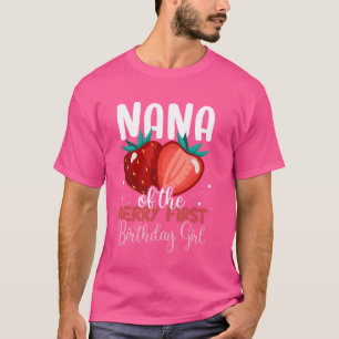 Camiseta Nana da primeira garota de aniversário da Berry