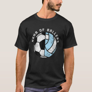 Camiseta Nana De Ballers Engraçado Futebol De Voleibol Nana