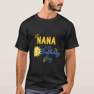 Camiseta Nana De Sunshine primeiro aniversario Sunshine Boy