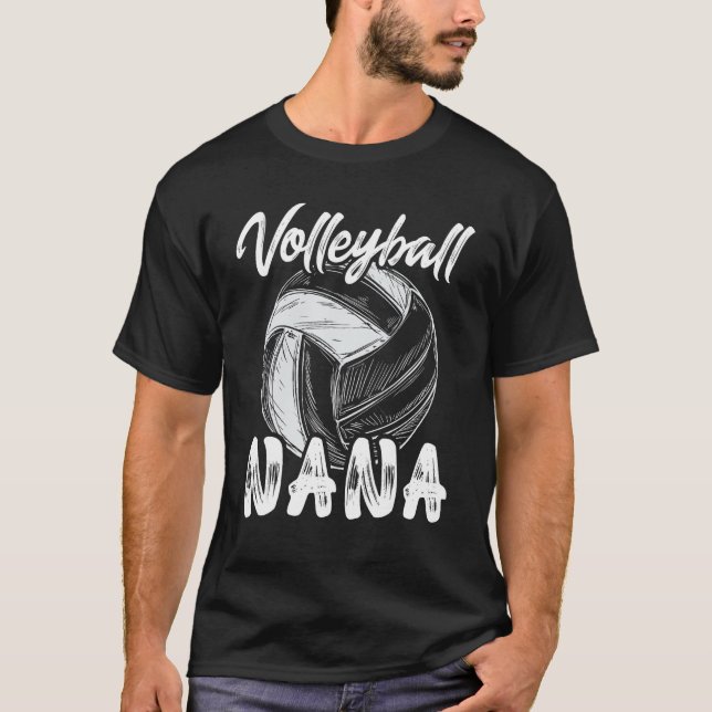 Camiseta Nana De Voleibol Para Jogadoras De Combate À Famíl (Frente)