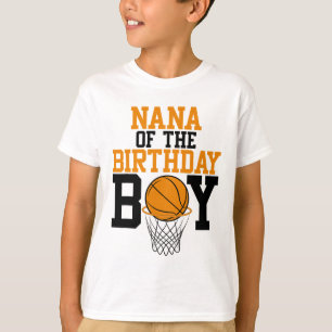Camiseta Nana Do Aniversário Da Família Sketll Birthday Boy