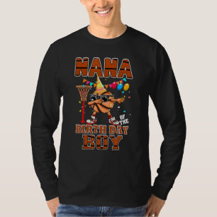 Camiseta Nana Do Aniversário De Basquete De Aniversário